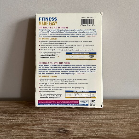 Kathy Smith Ultimate Burn and Firm Workout DVD Set Fat Burning Lower Body - Picture 4 of 12